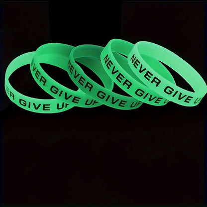 Never give up Wristband