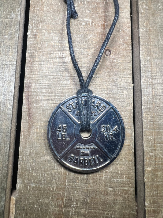 Weight plate necklace