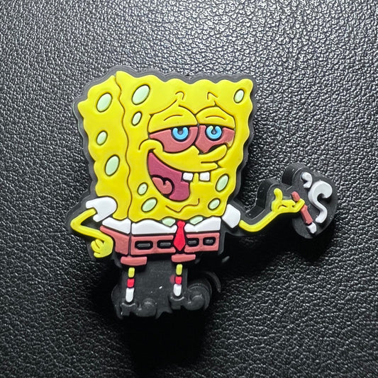 SpongeBob SquarePants Croc Charm "Smoke"