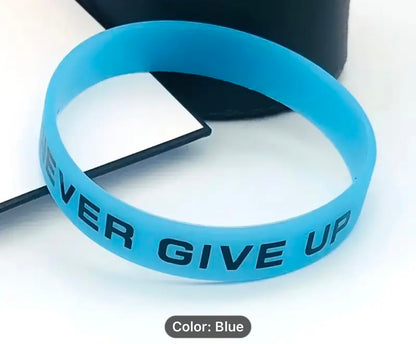 Never give up Wristband