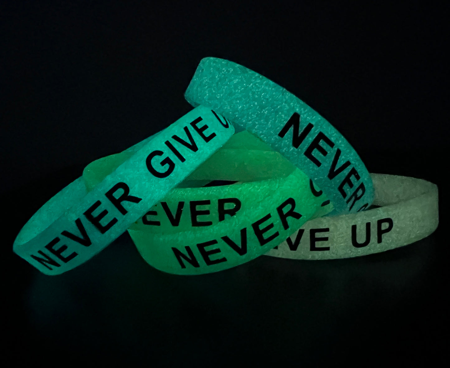 Never give up Wristband